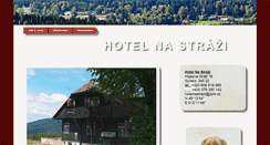 Desktop Screenshot of hotelnastrazi.cz